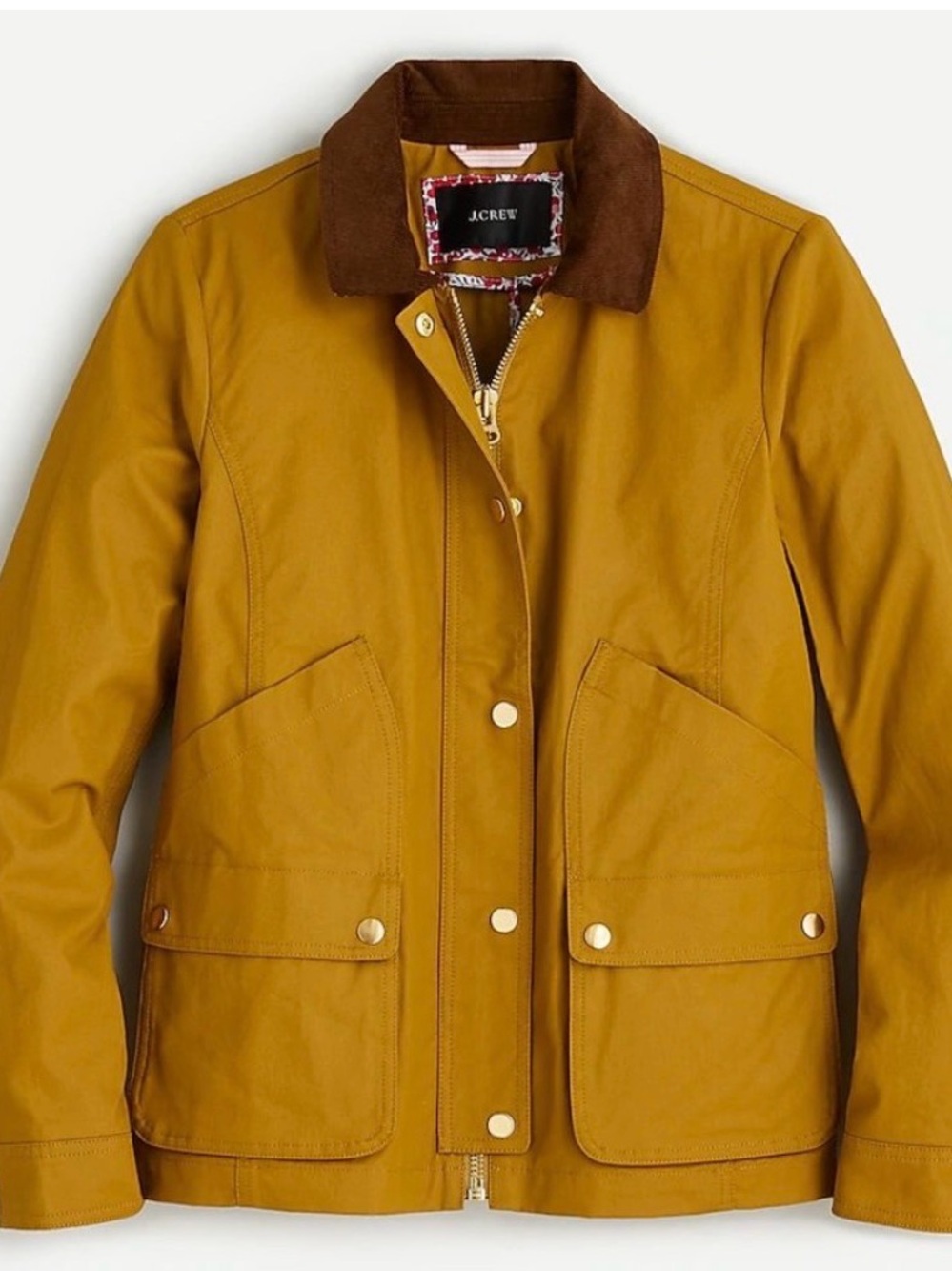 J. Crew Waxed Cotton Barn Jacket